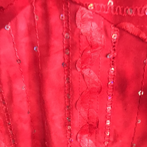 49) DRESS BARN beautifully styled Tank w sequins. - Picture 7 of 7